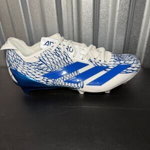 adidas Adizero Electric II Football Cleats Royal Blue/White IH8569 Men's Size 11